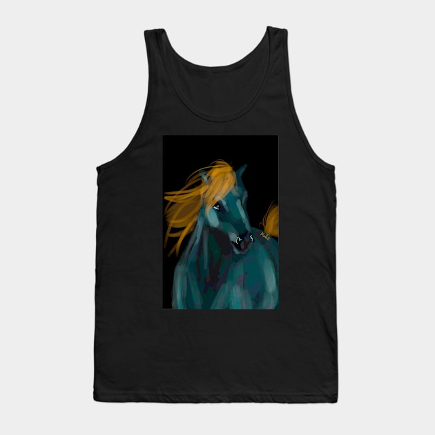 horse Tank Top by NONAMEKOKO